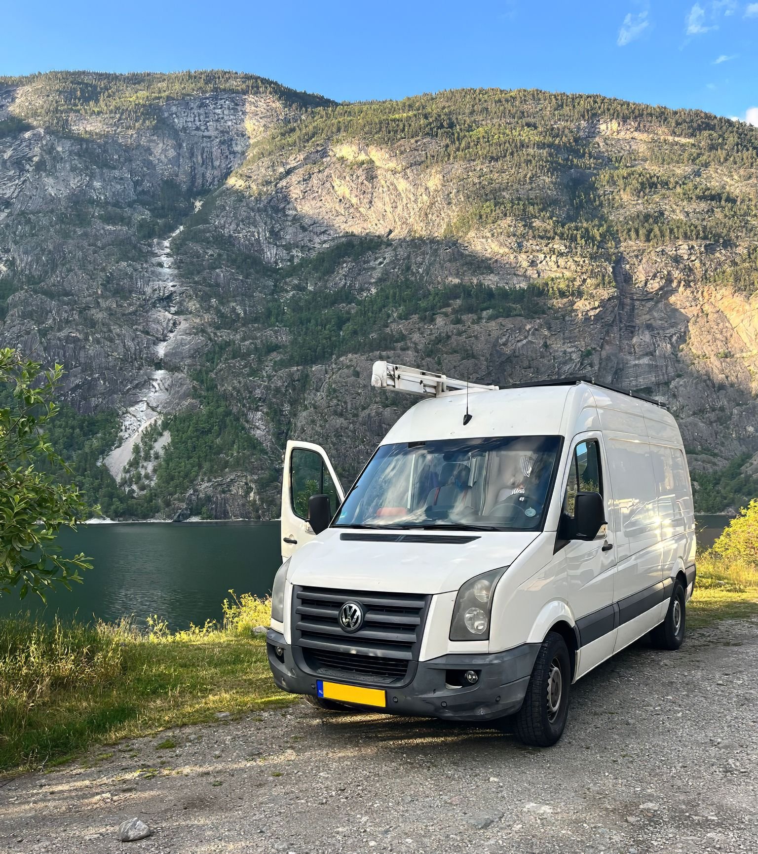 Horizon campervan on location