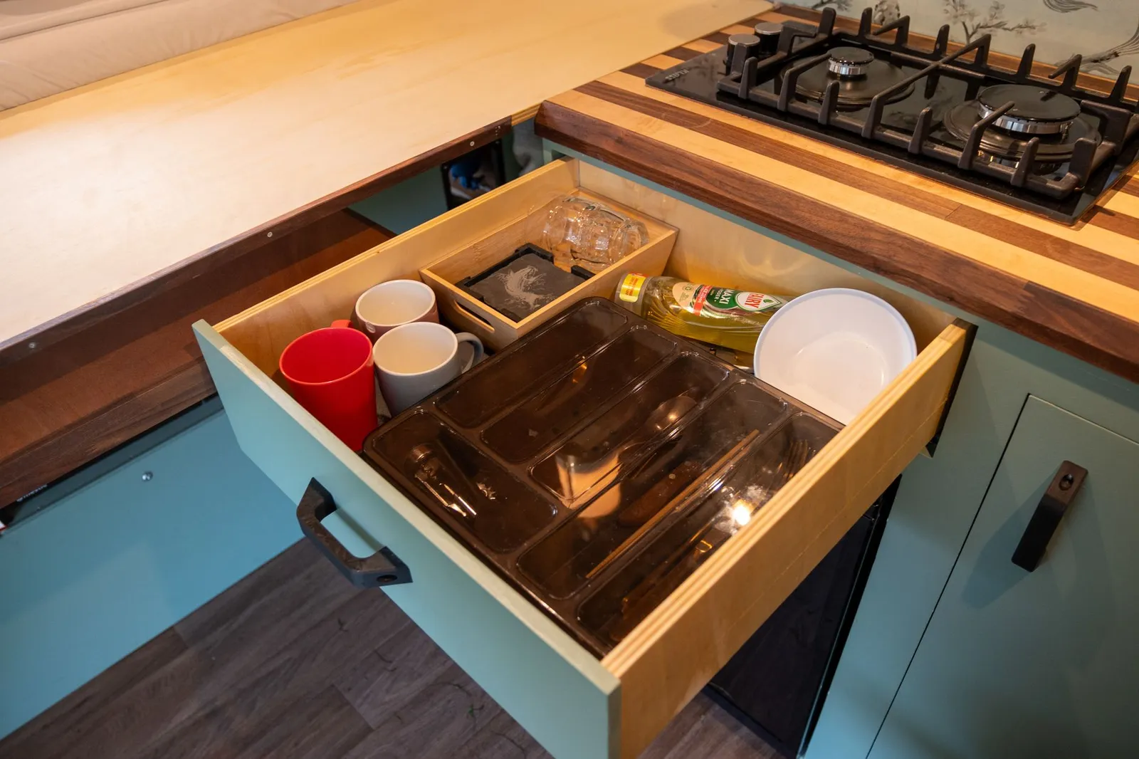 Horizon off-grid campervan interior detail